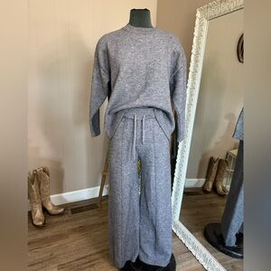 S. Christina • 100% Cashmere Sweater and Pants Lounge Set